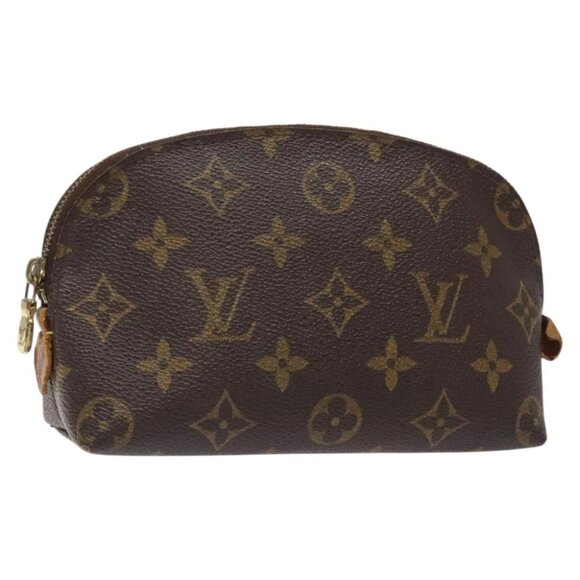LOUIS VUITTON Monogram Pochette Cosmetic PM Pouch M43998 LV Auth - Picture 1 of 16
